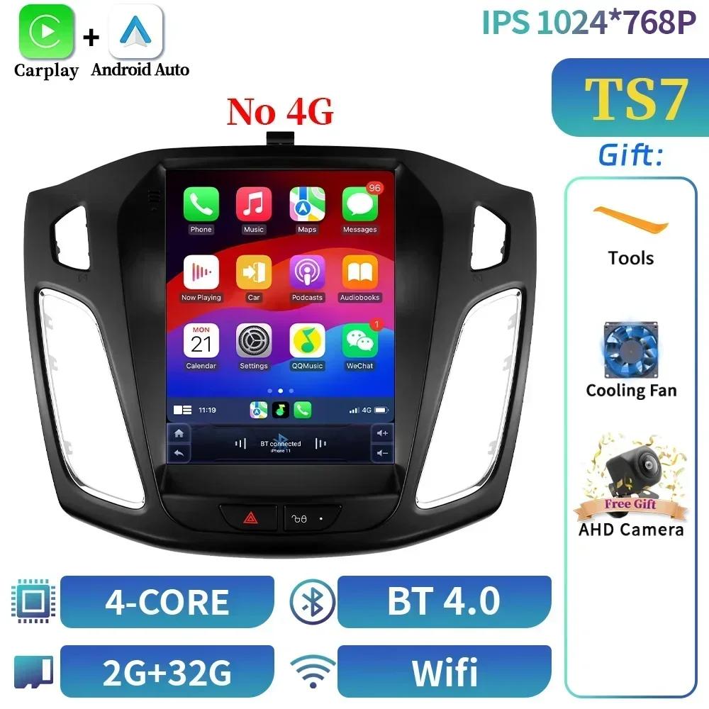 

9,7-дюймовый Android 14 автомобильный радиоприемник для Ford Focus 3 Mk 3 2011-2019 Carplay 4G мультимедийные плееры GPS автомагнитола автомобильный монитор экран GPS CHINA