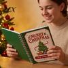 Creative Gift Present for Christmas Merry Card Holder Book, DIY Spiral Bound Display Book Booklet, Xmas Gifts Family, Friends, Celebrations