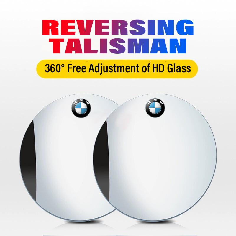 360 Degree Adjustable M LOGO Badge Car Blind Spot Rear View Mirror Wide Angle For BMW M E34 E36 E60 E90 E46 E39 E70 F10 F20 F30 X5 X6 X1 M3 M5 M6 E71