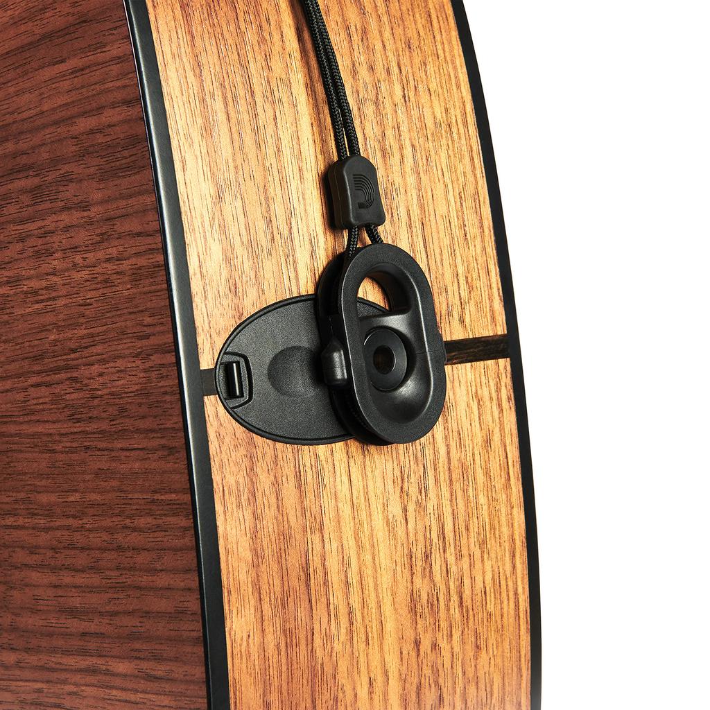 D'Addario CinchFit Acoustic Jack Lock Guitar Strap Attachment (PW-AJL-01)