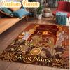 Custom Name Magic Rings Rug Office Rug Chair Mat Non Slip Carpet Rugs for Bedrooms Dining Room Living Room Home Decor Gifts