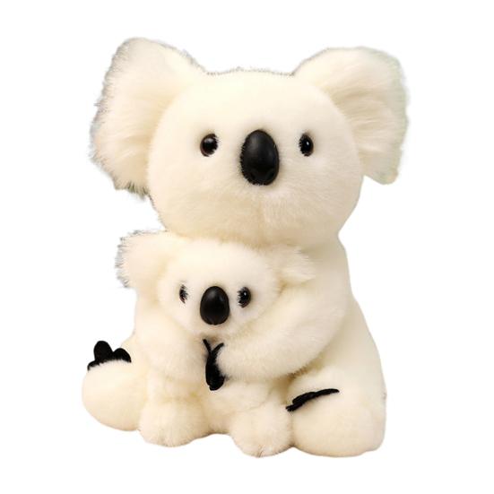 Koala Plush Doll Realistic Simulation Stuffed Animal for Comfort And Stress Relief Cozy Huggable Toy for Children And Adults