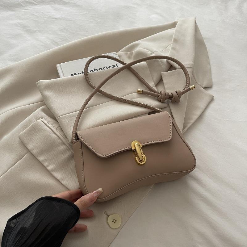 Shoulder bag women's simple commuter women's bag fashion messenger bag niche versatile small square bag underarm bag