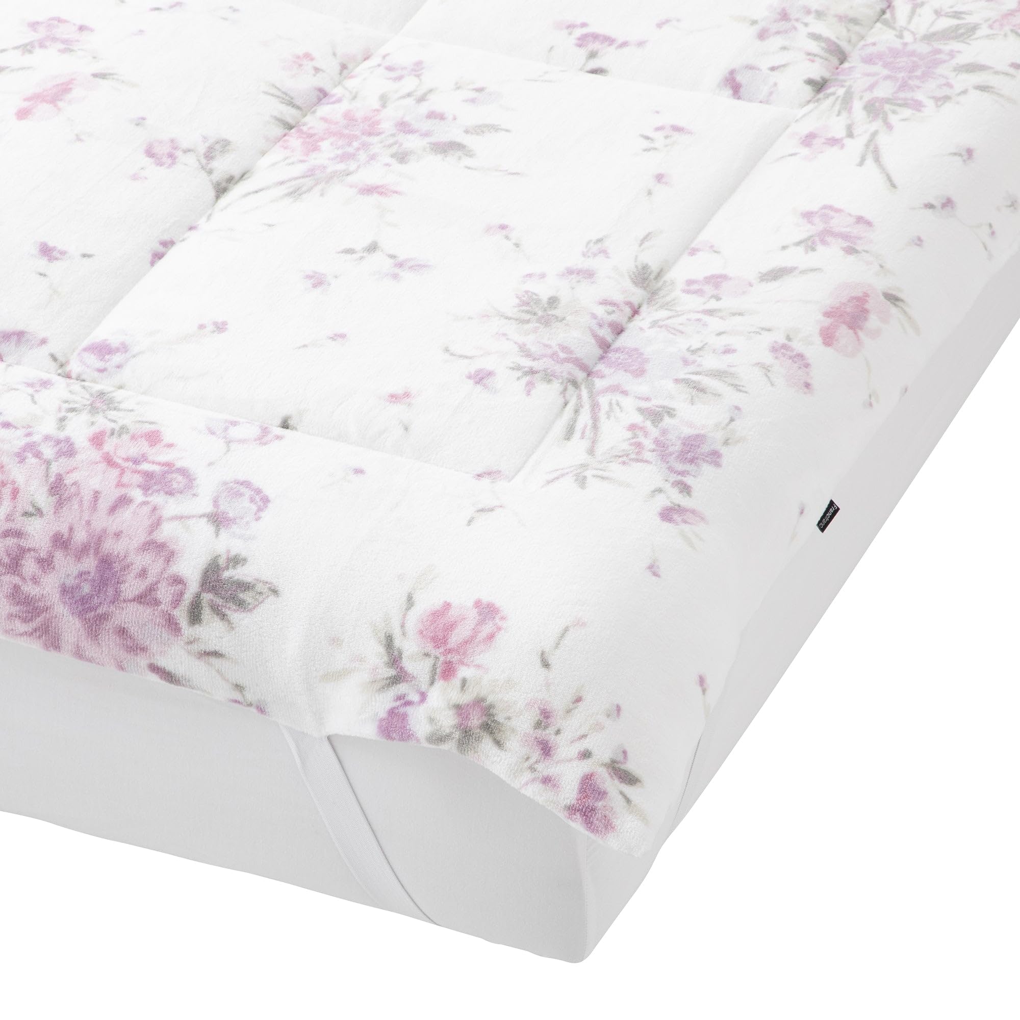 

Francfranc WARMY Botanical Flower Bed Pad, Semi-Double, Pink, 2024 Model