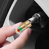 Car Tire Pressure Monitor Valve 36 PSI 2.4 Bar Tire Pressure Sensor Stem Caps for Cars Visual Tri-Color Alarm Easy To Read Tire Pressure Indicator