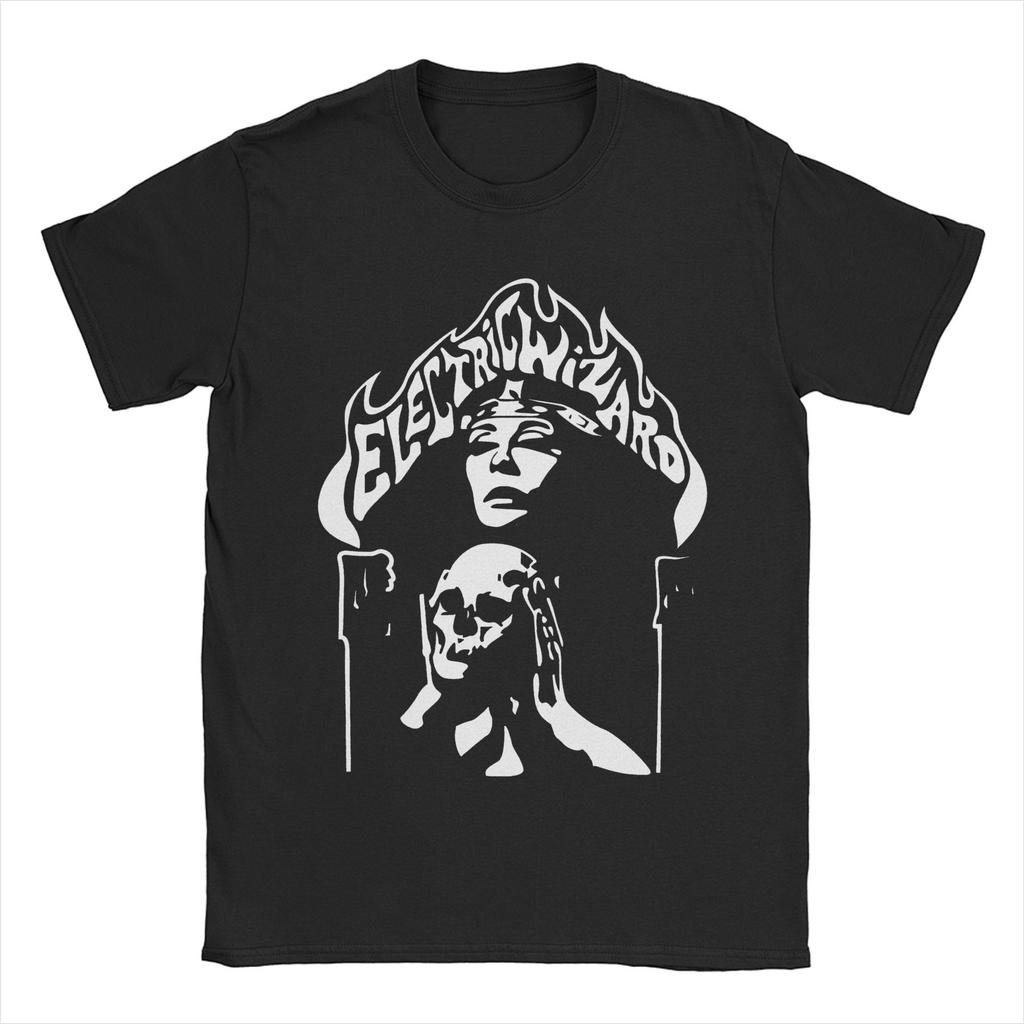 Men Women Electric Wizard  Dopethrone Old School UK Doom Stoner Metal T Shirts Pure Cotton Clothing Short Sleeve Tees TShirts