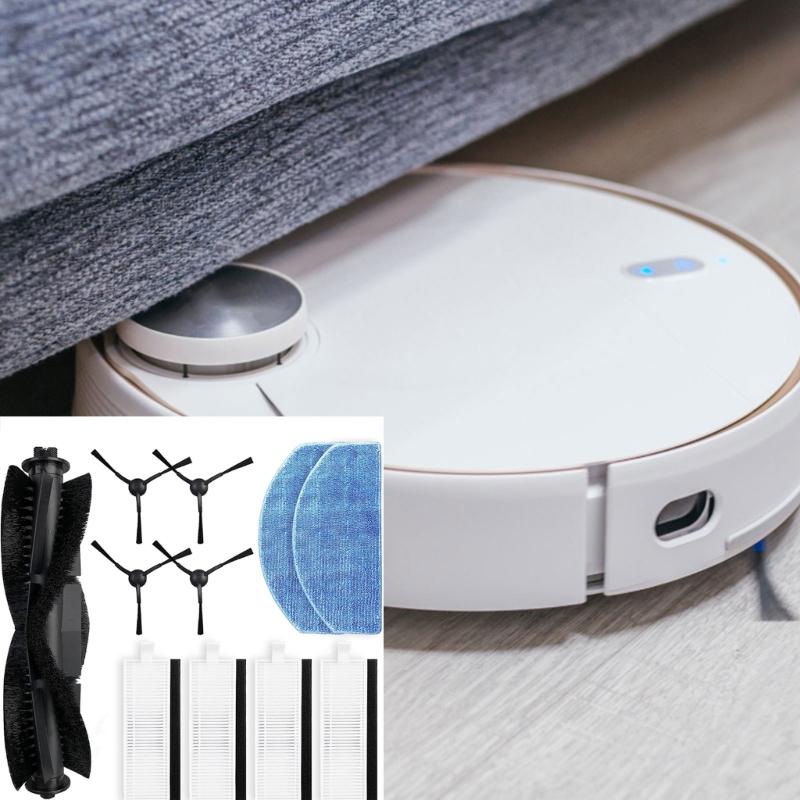 Sweeper HEPA Filter Vacuum Cleaner Roller Brush Side Brush Mopping Pads Replacement for G8000 G8000Pro Sweeping Robot
