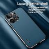 Soft Leather Phone Case Back Cover for IPhone 13 15 16 14 Plus 11 12 Pro Max Shockproof Anti-Drop Metal Lens Protection Cases