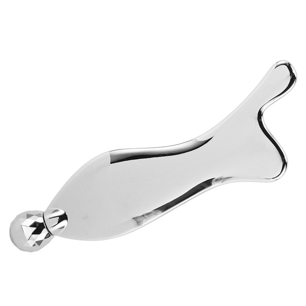 3D Roller Fish Shape Massage Tool Alloy Unclogging Tendons Relieve Fatigue Gua Sha Scraping Massage Tool for Neck Facial