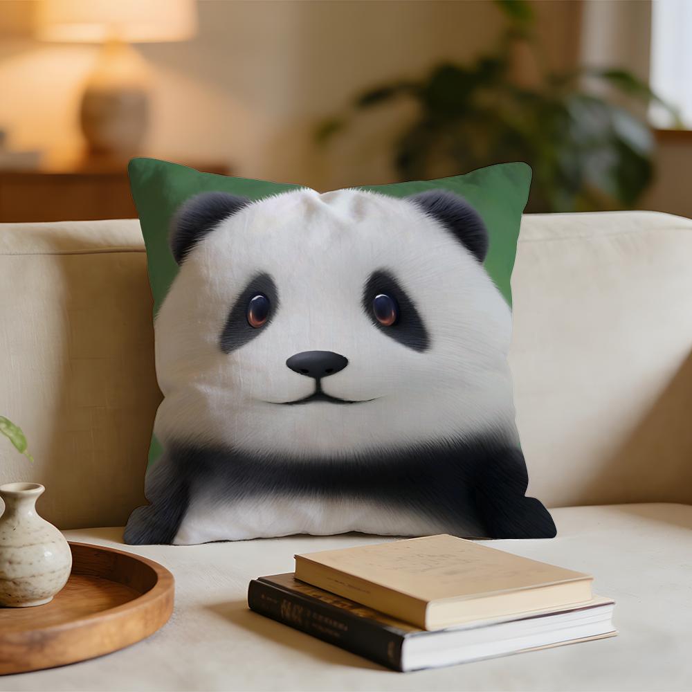 

Kwaii Anime PParty Animals Cushion Cover Short plush pillowcase for bed sofa carwashable 30x30cm