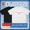 210g Pure Cotton Double Yarn Logo T-Shirt, Short-Sleeve Round Neck, Customizable Class Uniform or Advertising Shirt.