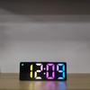 Color Screen LED Dual-Use Alarm Clock with Voice Control & Temperature Display