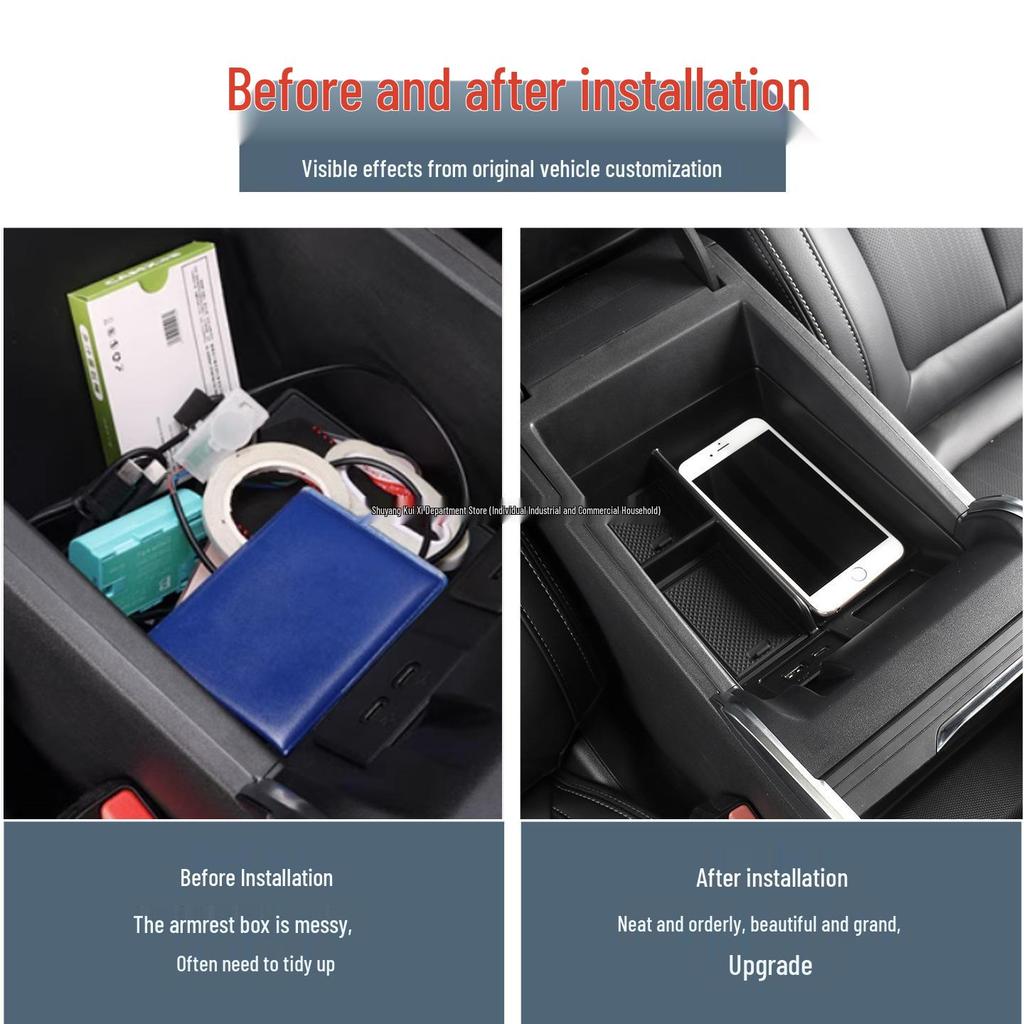 Upgraded Armrest Storage Box for 2023-2026 Buick LaCrosse