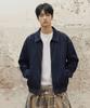 Agod Washed Crop Zip-Up Denim Jacket [Raw Indigo]