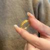 New Chinese Five Emperors Copper Coin Ring Women's Light Luxury Niche High Sense Adjustable Ring Temperament National Style Index Finger Ring Tide