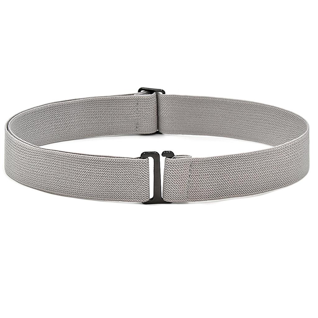 Cinturón de Moda para Mujer Hebilla Invisible Cómodo Cinturón Elástico para Mujeres Hombres Cinturón Ajustable para Jeans Lujo