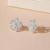 Elegant Five-Petal Flower Stud Earrings