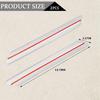 Universal Truck Car 2PCS Bumper Protector Strips Rubber Anti Scratch Guard Protective Corners for Exterior Protection