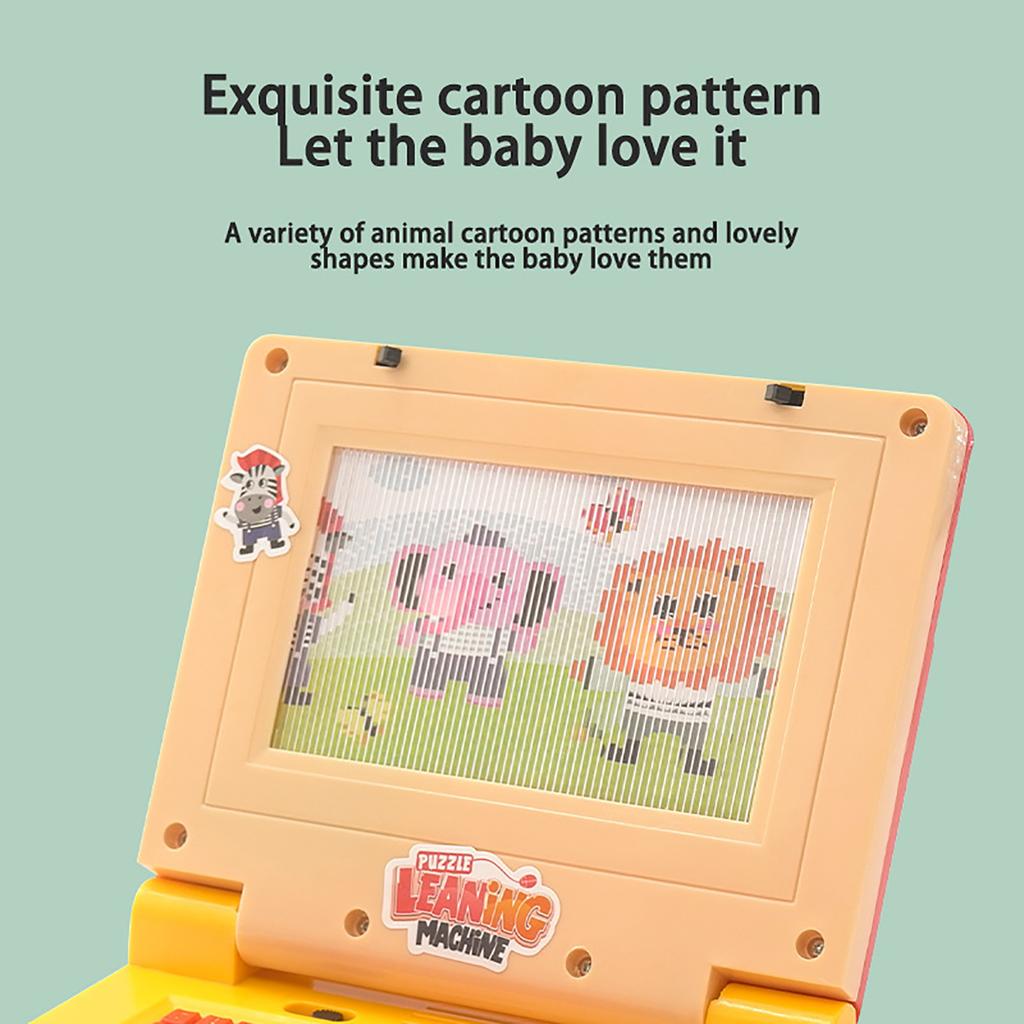 Children'S Puzzle Early Education Toys, Simulation Laptops, Animations, Mice, Lighting, Music, Computer Enlightenment