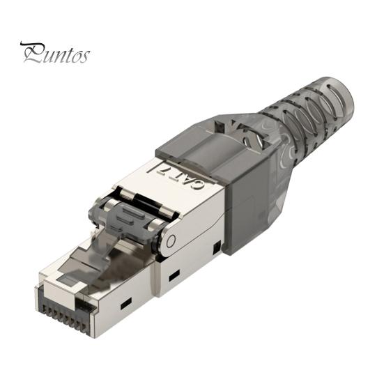 RJ45 Network Connector Universal Easy Assembly High Speed LAN Data Transfer Network Connector Head Accessories