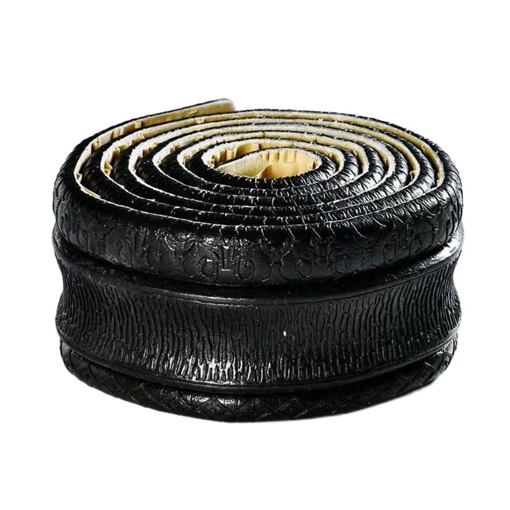 New 3D Wall Skirting Border Waterproof Door Frame Decoration Wall Stickers Self Adhesive Wallpaper