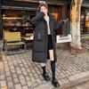Autumn Winter Thicken Warm Parka Women Casual Solid Color Big Pocket Loose Long Hooded Coat Jackets Outwear