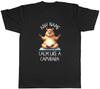 Personalised Calm Like a Capybara Yoga Meditation Unisexs TShirt Tee Gift Top