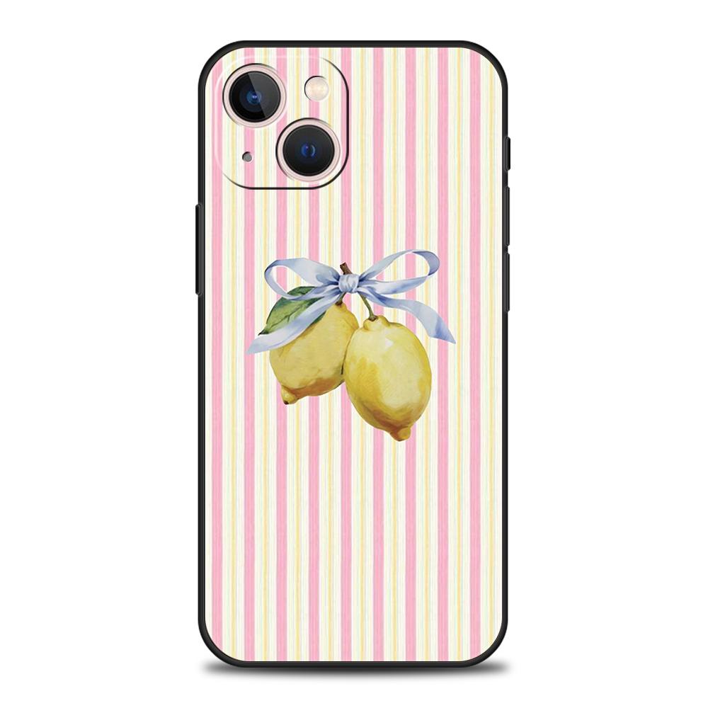 

Чехол для телефона для iPhone 17 16 15 14 13 12 Pro Max 11 Pro Max 17 AIR Plus Ударопрочный Мягкий ТПУ Дерево Утка Лимон Цветок Рисунок iPhone 13Pro Max