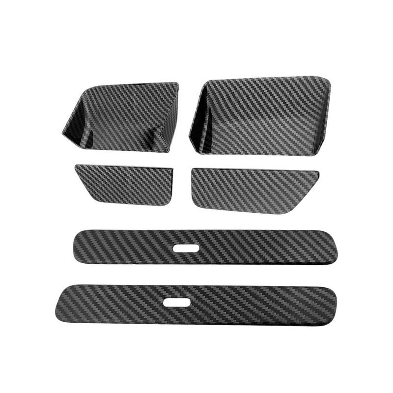 Cars Accessories Door Handle Cover For Kia EV3 2024-2026 Carbon Fiber Black Car Exterior Decoration Styling Upgrade