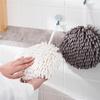Chenille Hand Towels Wipe Hands Towel Ball Absorbent Quick Dry Sponge Wall-Mounted Bathroom Soft Plush Loops Cleaning Cloths