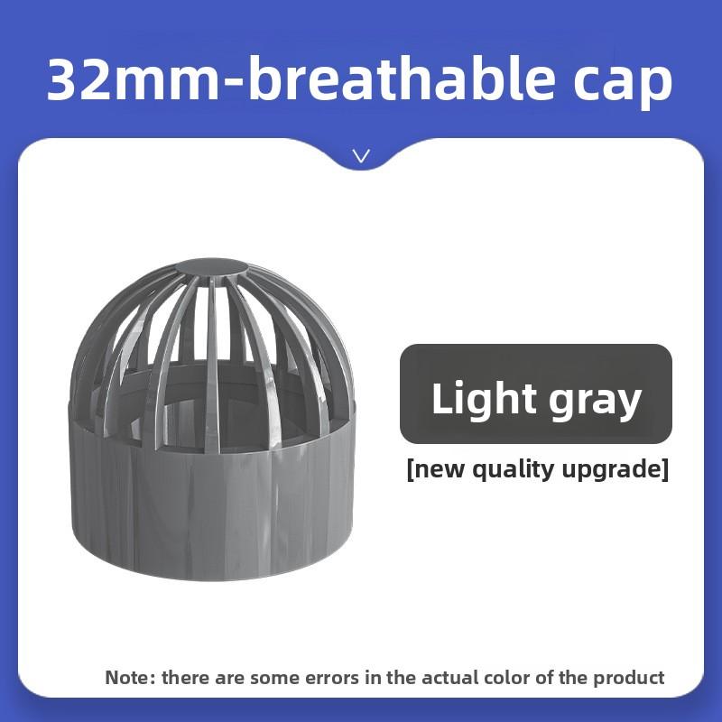 

1-2Pcs I.D20-110mm Pvc Vent Cap Filter Isolatie Screen Water Tank Permeabel Joint Aquarium Zeevruchten Zwembad Overloop Buisleid