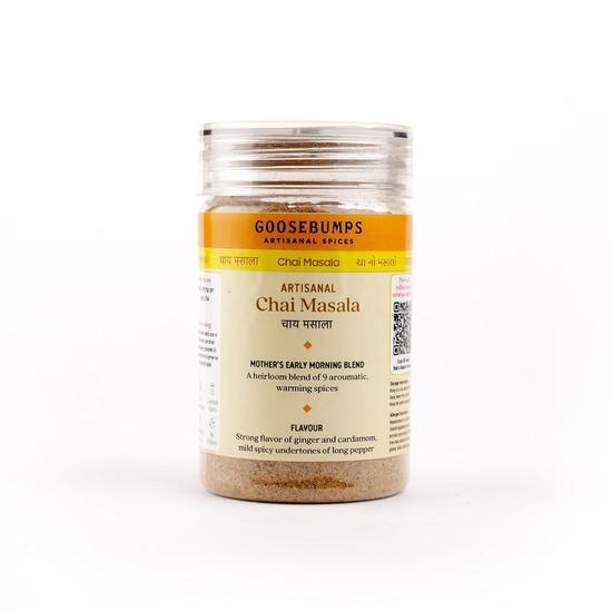 

Goosebumps Chai Masala | Aromatic Tea Masala | 100% Natural Ingredients | Kadak Chai Masala | Vegan Spice | 80 GMS 80GM
