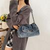Shoulder Bag Vintage Handbag Street Style Solid Crossbody Bag Denim Canvas Bag  Streetwear