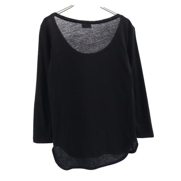 Dries Van Noten Long Sleeve T-shirt Black Ron T Women Used