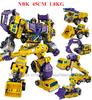 Oversize 6 IN 1 Transformation Devastator Toys Boy Robot Car KO G1 Excavator Trucks Model Action Figure Kid Adult