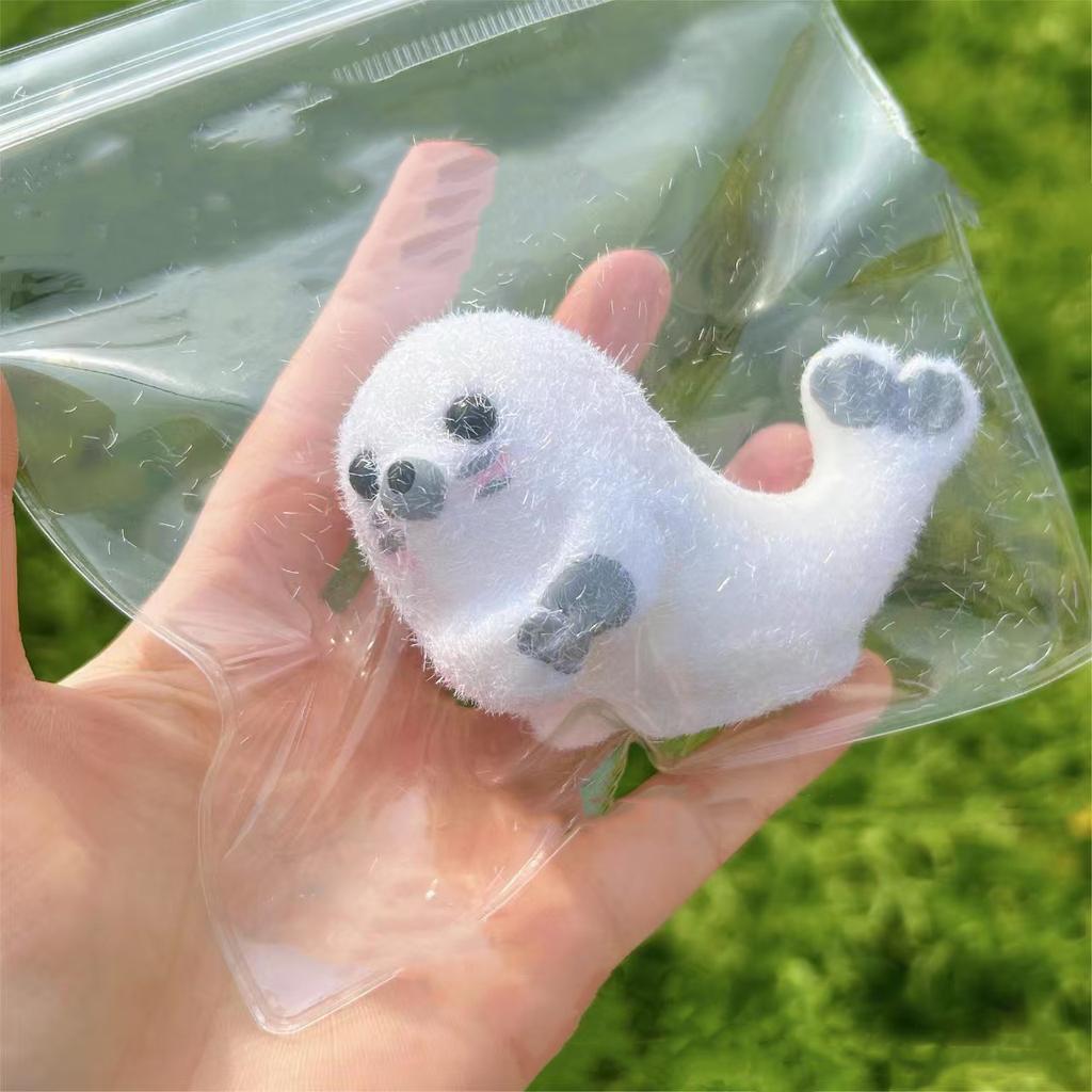 Cute Soft Plush Seal Animal Squeeze Toys Slow Rebound Antistress Toys Girls Kids Toy Gifts Pinch Stress Relief Adult Sensory Toy