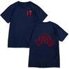 Men's Loose Fashion Pattern Summer Short Breath Solid Color T-shirt Pure Cotton European Fashion Casual Men's Top