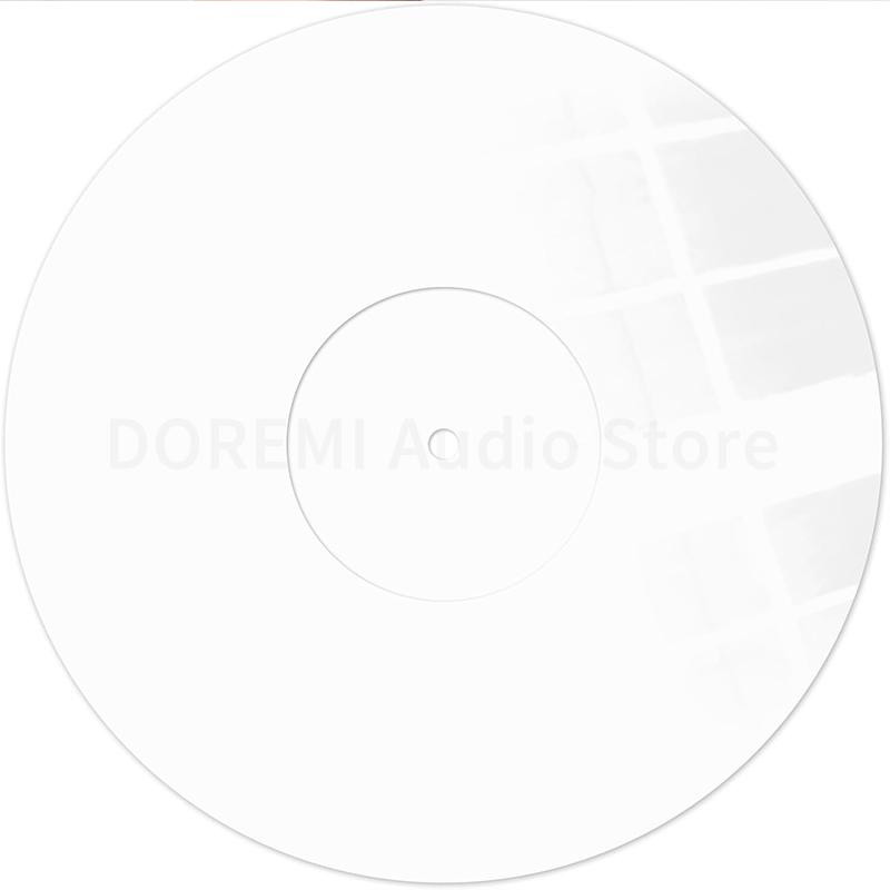 30cm Acrylic Turntable Platter Mat Slip Mat Reduce Static Dust Noise Record Pad For 12In LP Vinyl Record Replacement Accessories