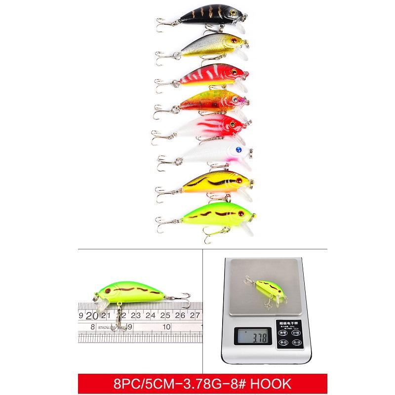 43 zestawy przynęt Lure, zestawy przynęt Luya, zestawy mieszane przynęt miękkich i twardych, bass krzyżowy, wszystko w zestawach mieszanych