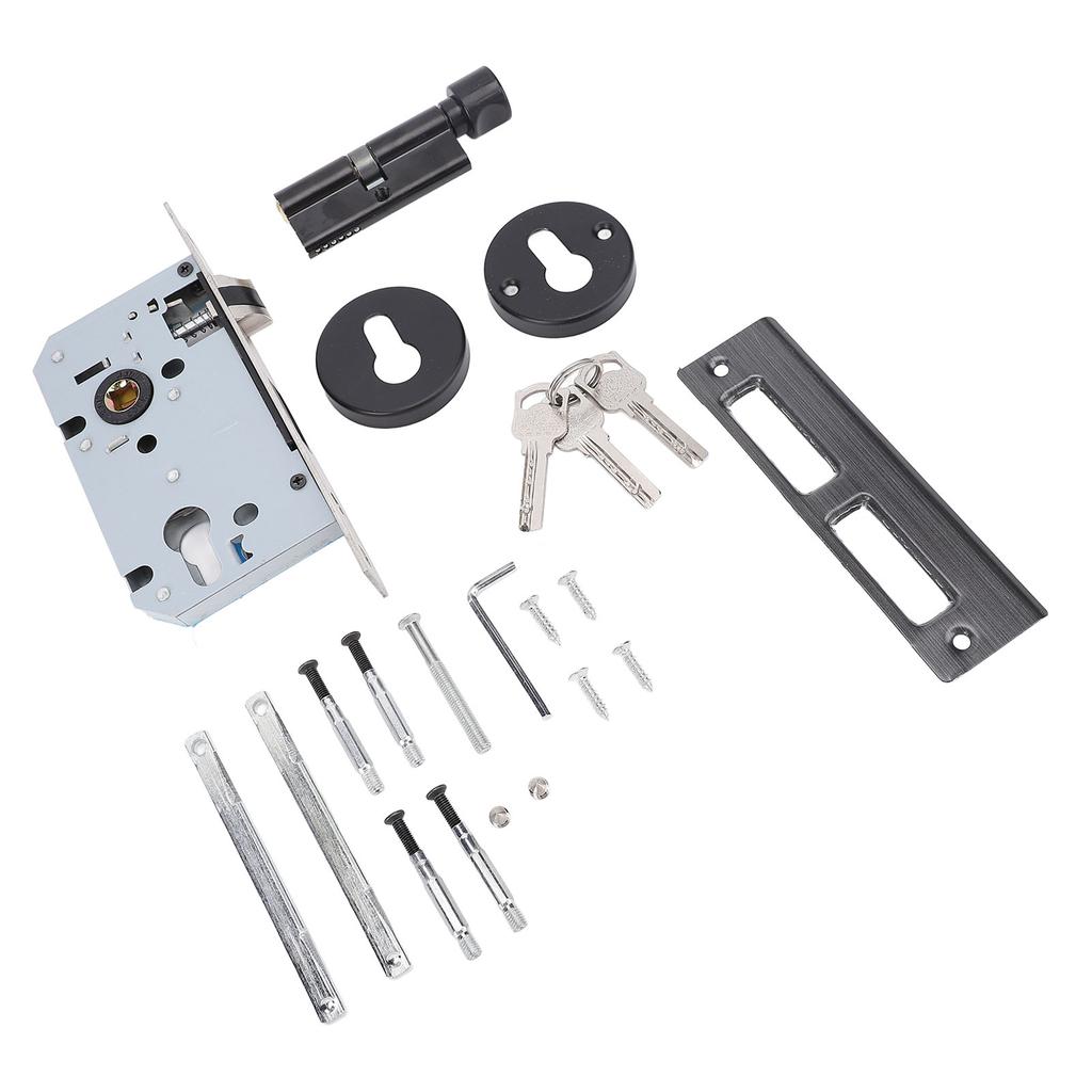 Door Handle Keyed Entry Lock Entry Door Lever with Lock and Key for Bedrooms Bathrooms Hotels Offices