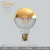 [Siphon Ball 95 Gold Mirror LED Bulb LDF35D] 3-Year Warranty, Color Temperature: 2200K, E26, Warm Warm White, Gold Glass, Retro, Antique, Industrial,