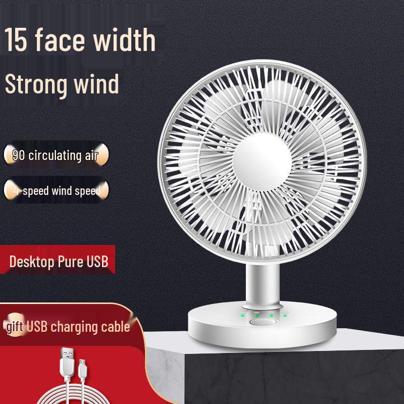 Ultra-Quiet Portable Smart Mini Clip Fan for Office or Dorm