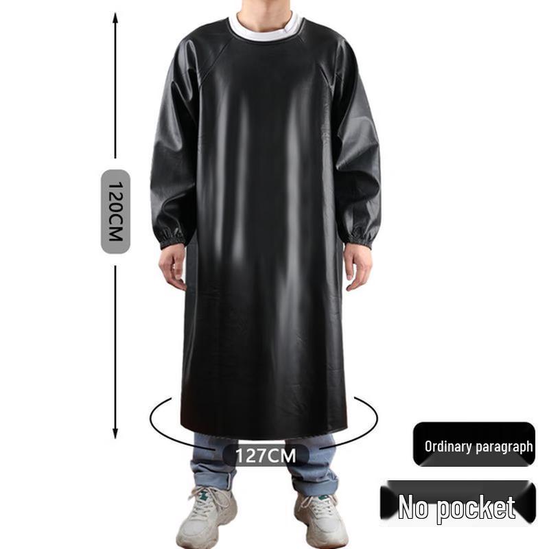 COFLYEE Waterproof Leather Work Apron Smock