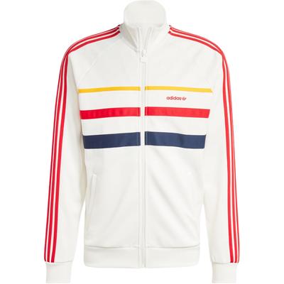 Originals The First Track Top Retro Color Block Stand Collar Sports Jacket Men Tops White IW3233