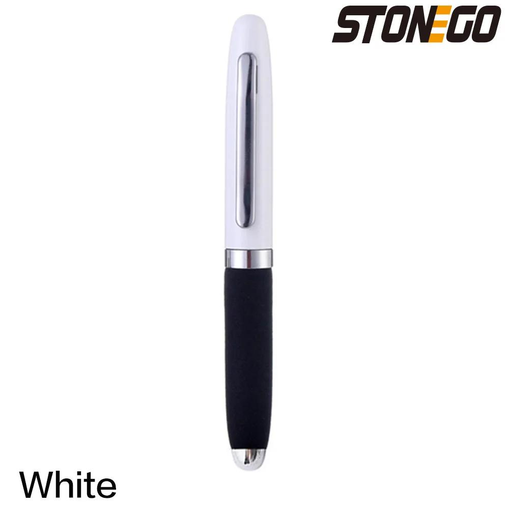 

STONEGO Fashion Wallet Pen Short Paragraph Gift Travel Pocket Pen Mini Pocket Short Clip Metal RollerBall Pen Travel Pocket Pen белый