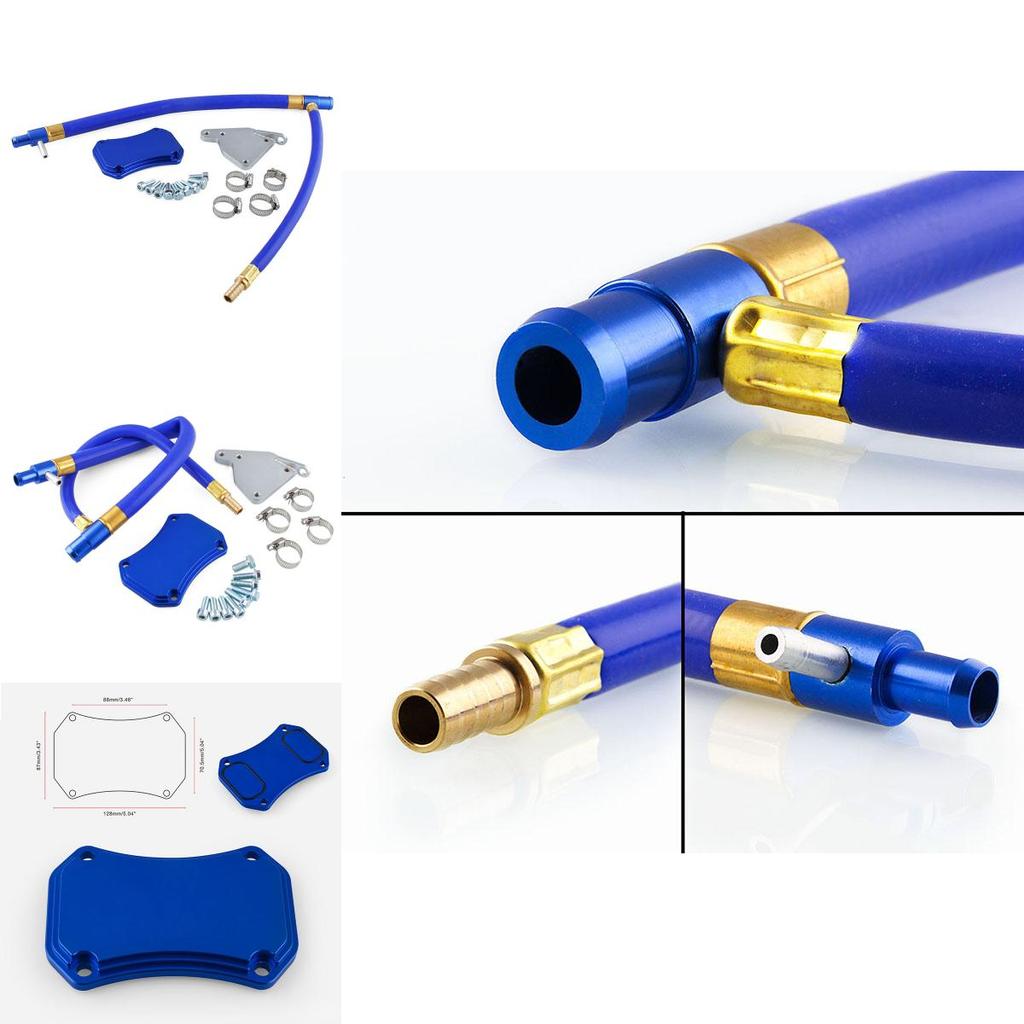 Premium Quality Egr Valve Cooler Delete Kit For 2011-15 Silverado Sierra