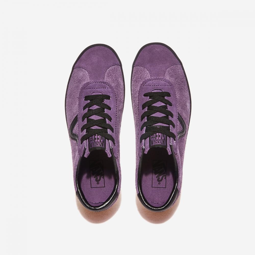 Vans Baskets basses Sports Vn000d09prp noires jusqu'au sol, violettes
