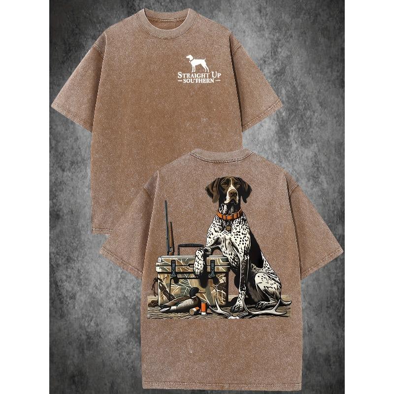 

European sizes Men S T-Shirt with a Hunting Design, Perfect for Outdoor Activities, Streetwear, And Sports, Ideal for Friends And Family 5XL дубильна кора