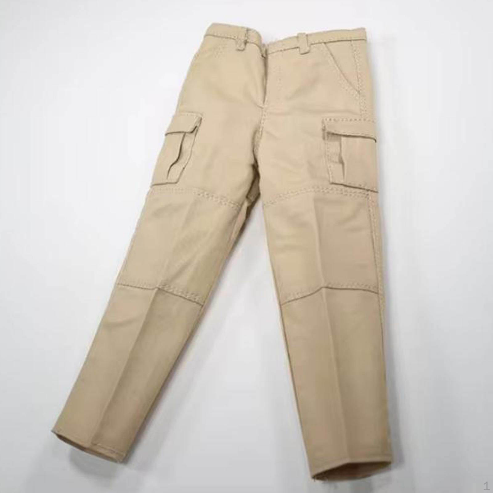 

1:6 Scale Mans Figure Pants Miniature Trouser Cosplay Dress up 12 Male Action Figures Accessories