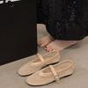 Fashion Women's Shoes Mesh Womens Mary Jane Shoe Hollow Buckle Strap Fishnet Shoes Breathable Hot Selling Women Flat Shoes New